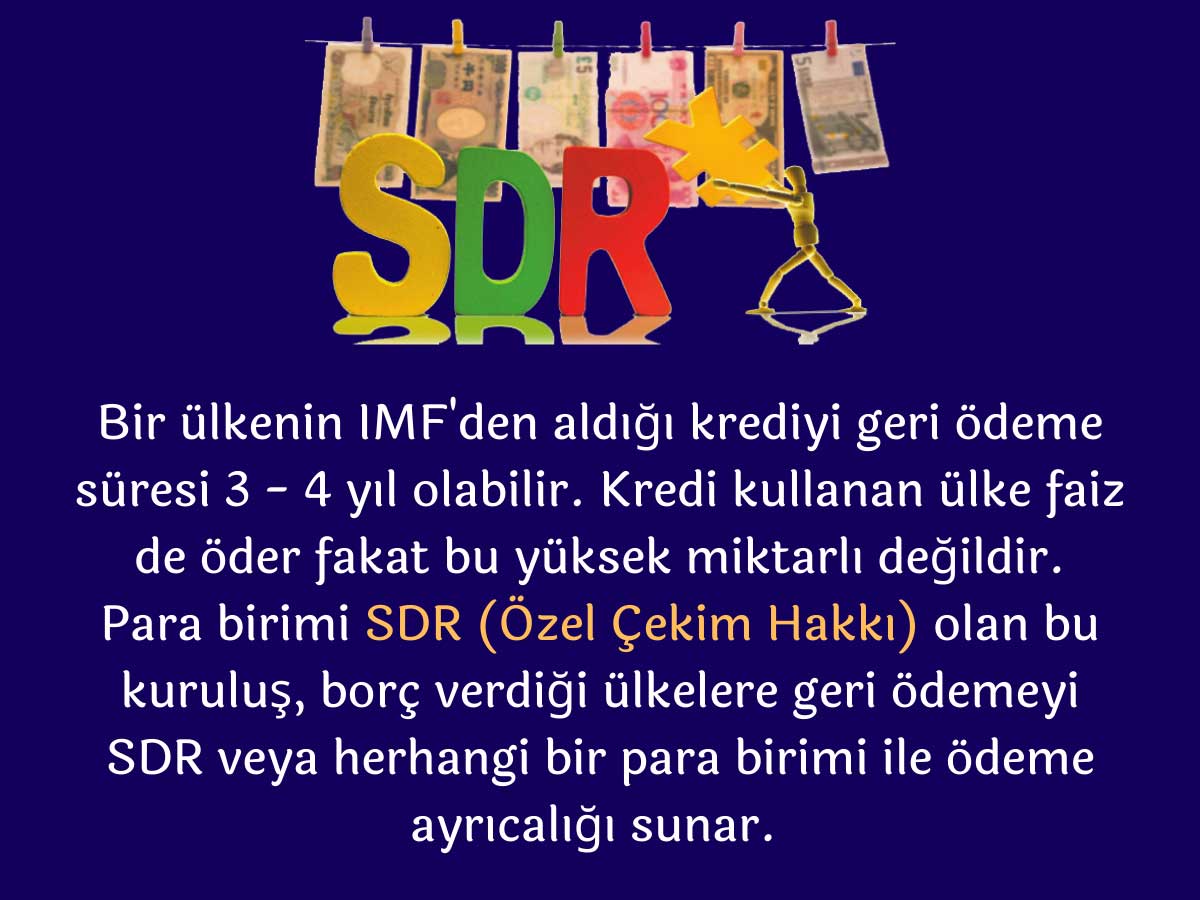 IMF SDR ile Kredi Geri Ödeme