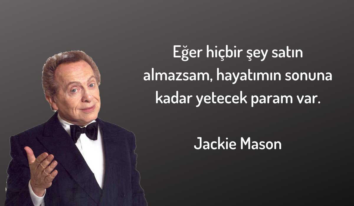 Jackie Mason Sözü