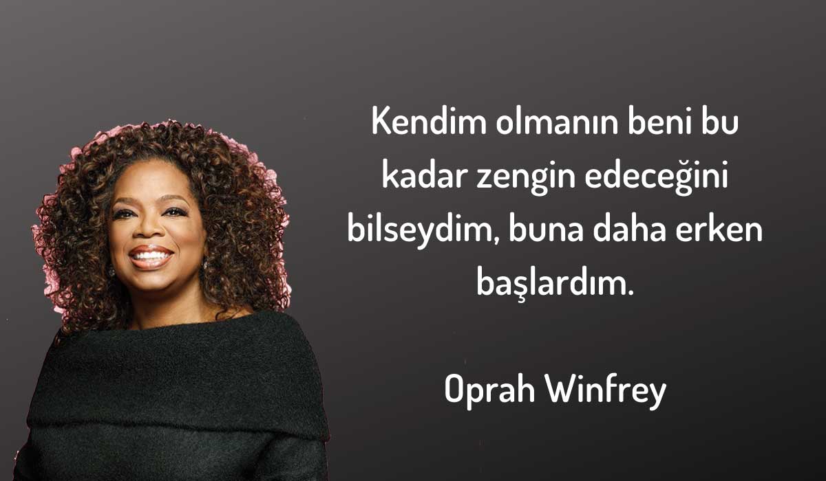 Oprah Winfrey Sözü
