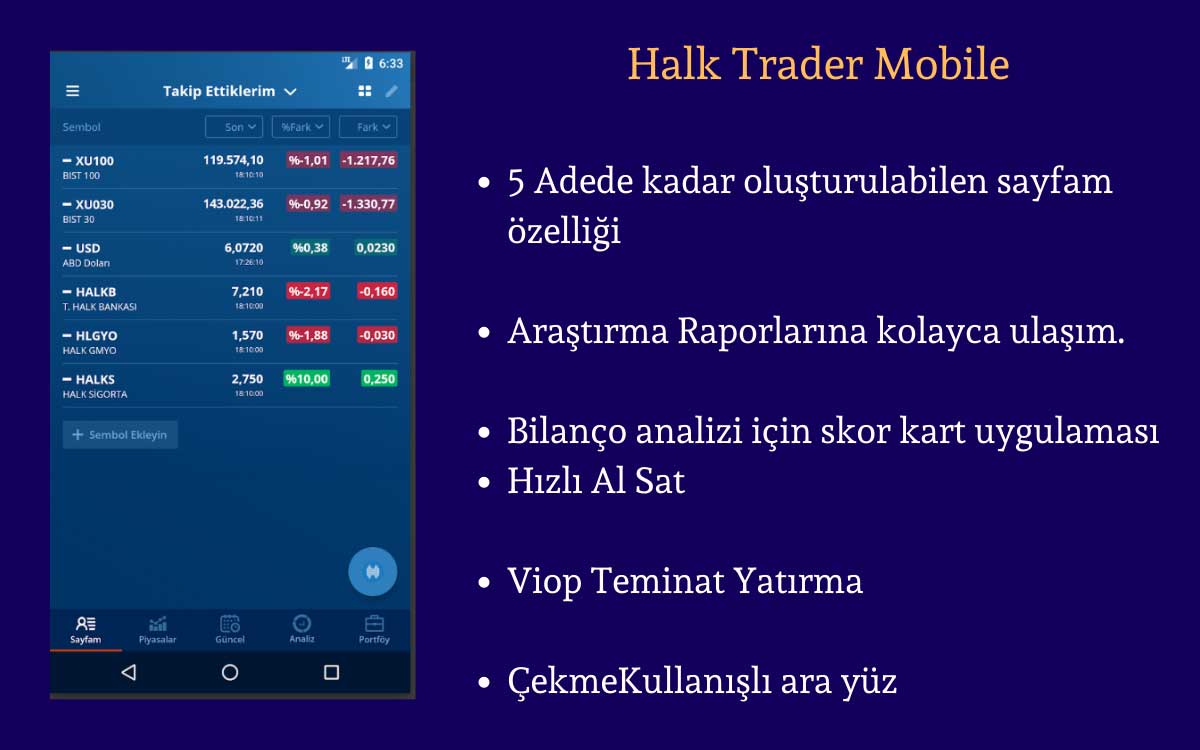 Halk Trader Mobile