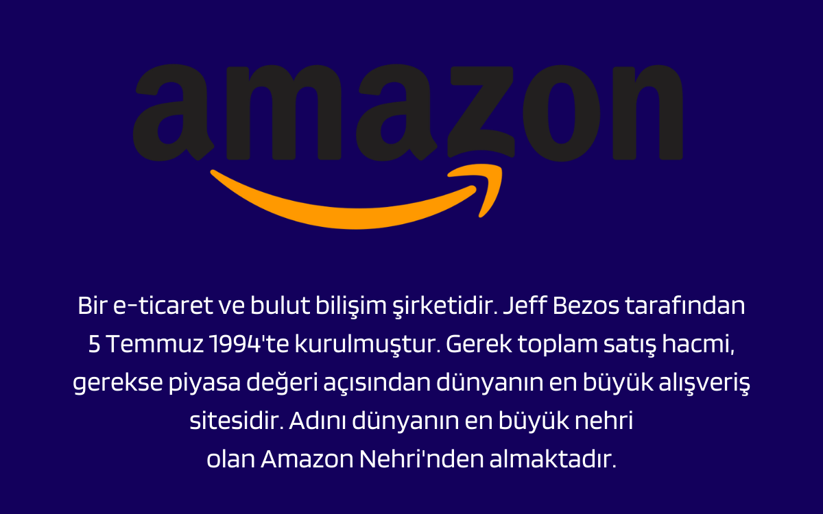 Amazon Inc. ve Hisseleri