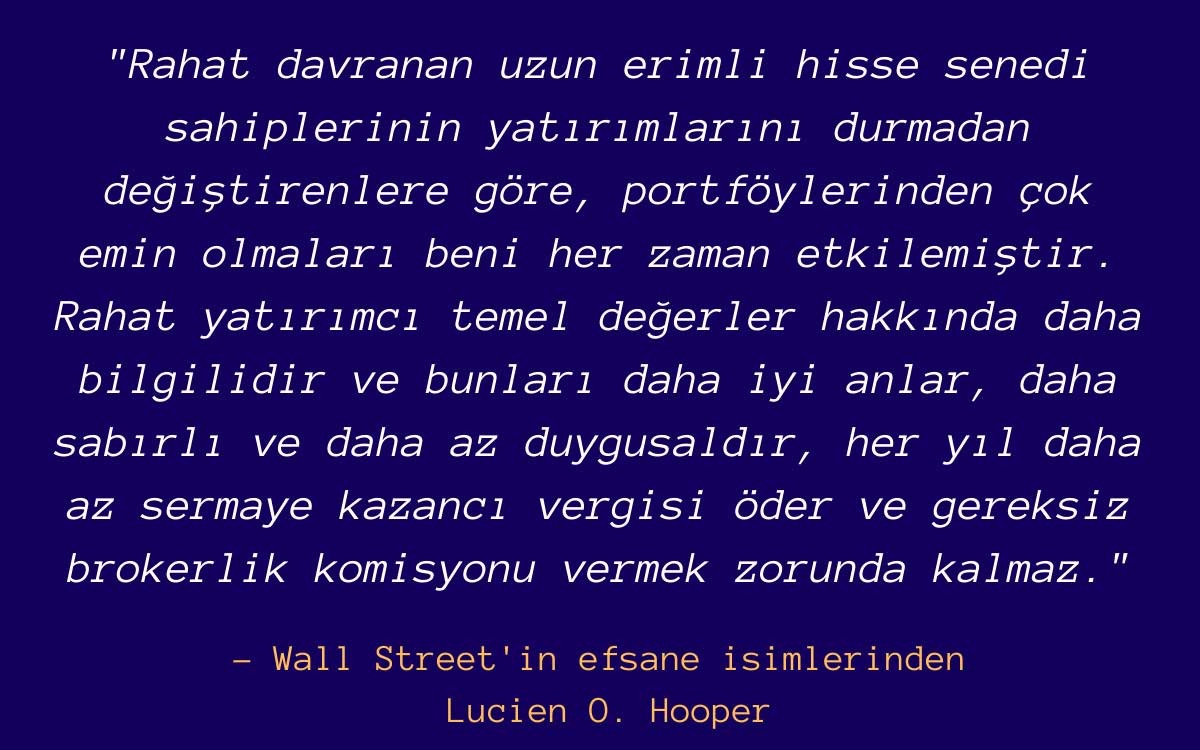 Lucien Hooper Sözü