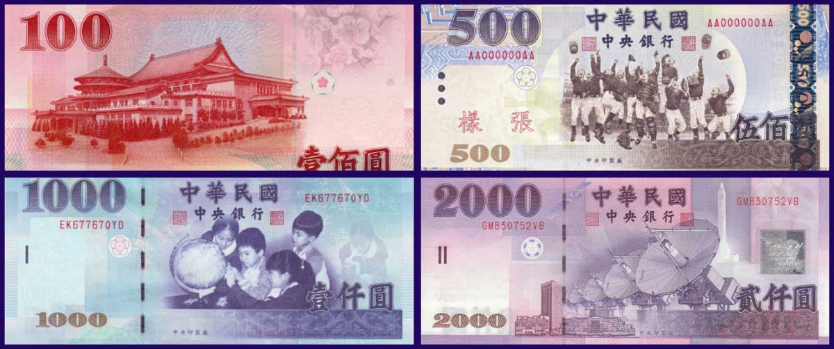 Yeni Tayvan Doları Banknotları