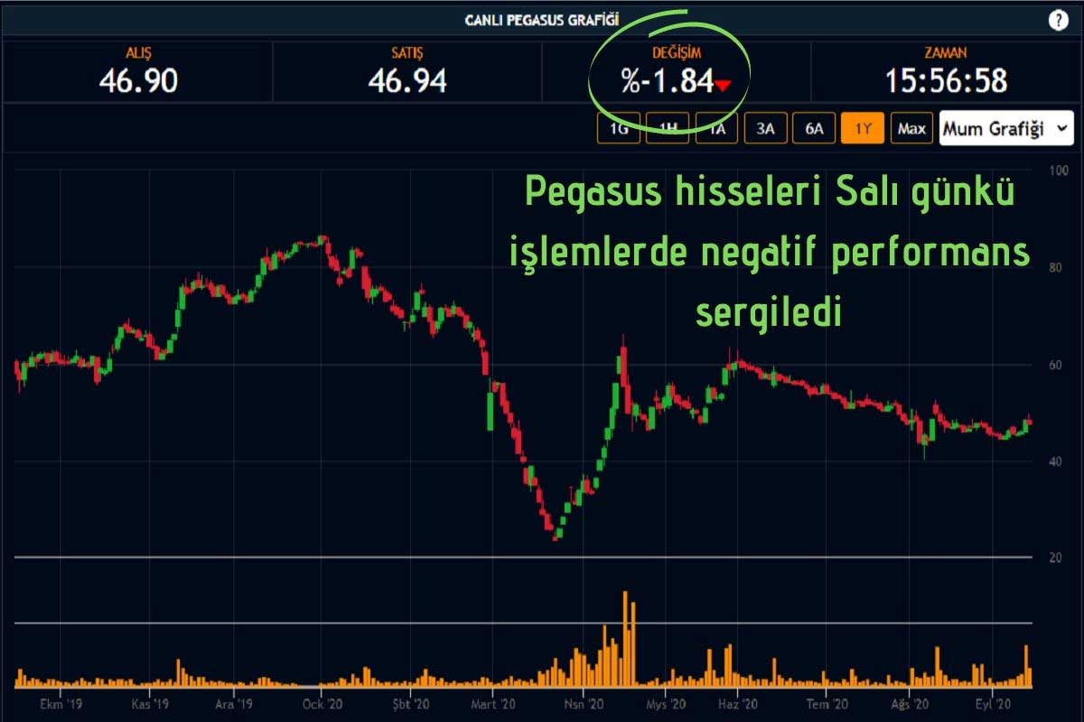 Pegasus Hisseleri Düşüşte Pegasus Hisseleri Düşüşte